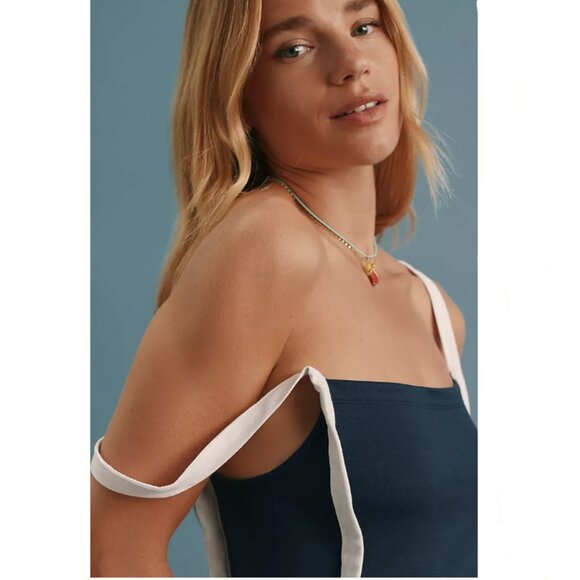 Brand New Daily Practice by Anthropologie Sleeveless Colourblock Mini Dress - Picture 3 of 9